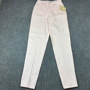 Vintage Mixed Blues Pink High Waisted Tapered Jeans Cotton USA Womens Size 7 NEW